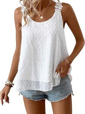 Falechay Womens Tank Tops Flowy Sleeveless Summer Boho Tank Top